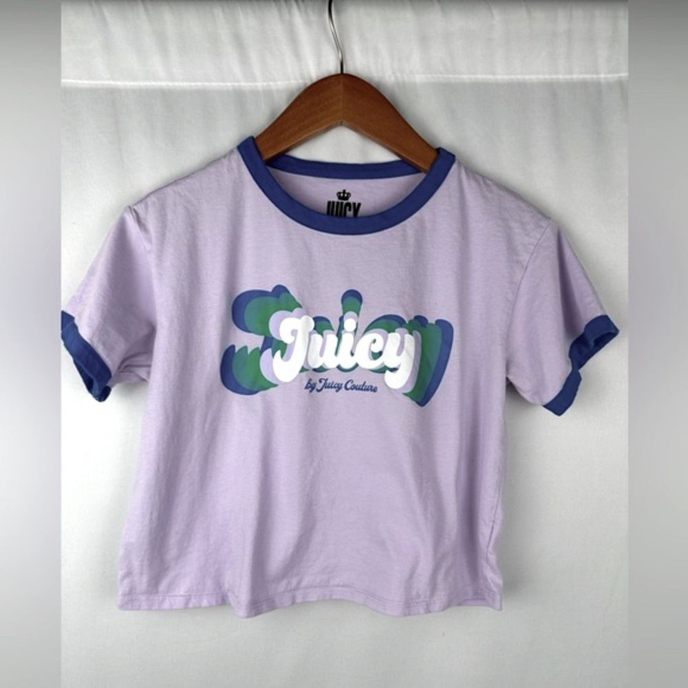 Juicy Cropped Graphic Short Sleeve Shirt - Picture 2 of 5